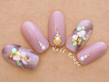 ネイルルージュ(Nail Rouge)/定額制ジェルネイル。金運ネイル