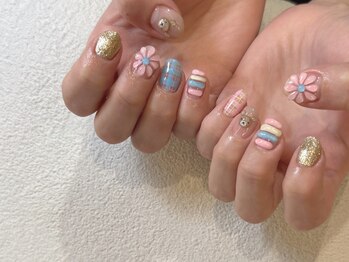 オーク 戸塚(OAK)/ぷくぷくカラフルネイル