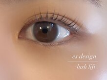 エスデザイン(es design)/まつ毛パーマ／束感まつ毛／谷山