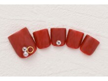 プリッシュ 上野店(prish)/3月号　6000円　フットネイル