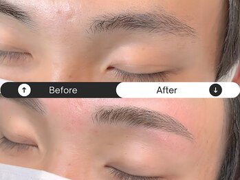 サインポスト 志木店(sign post)/メンズ「清潔感アーチ眉」