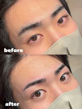 プラスアイビー 金沢店(+i.b)の写真/メンズが通いやすい男性スタッフの眉毛サロン