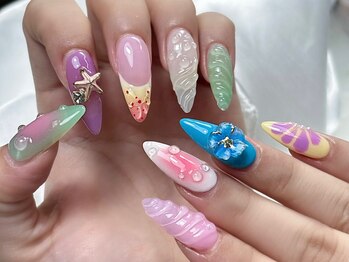 サリーネイルラボ(Sully Nail Lab)/夏ネイル
