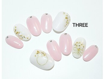 ネイルアンドまつげエクステ専門サロン スリー(THREE)/ブライダルオーダーチップ