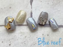 ネイルアンドまつげエクステ ブルーリーフ 四谷三丁目店(Blue Reef)/蝶々ネイル