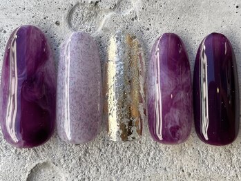 フリークネイル(FREAK Nail)/もやもやぶどうカラー ¥8500