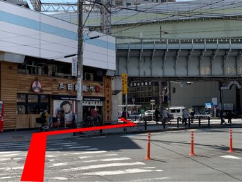 ヘンミ/病院から当院までの道順３