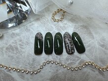 ネイルキュート アンド クールラッシュ 亀有店(nailcute & CoolLash)/ツイードネイルデザイン