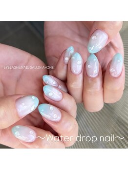 水滴ネイル