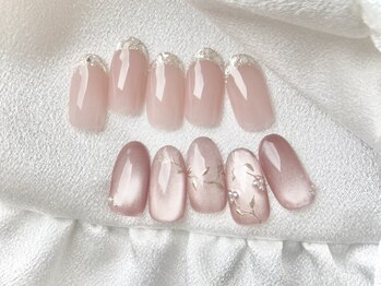 ネイルサロンリュクス (nailsalon Luxe)の写真/貴方のイメージを汲んだ洗練されたブライダルネイルを＊うっとりするお手元と行き届いた接客でLuxeの虜に