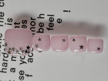 ジェミーネイル エビス(Jemiy nail ebisu)/シンプル星ホロフット9480yen