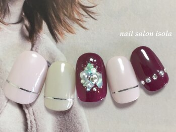 ハウスアンドアイラッシュ ネイル(House&eyelash nail)/華やかビジューアート