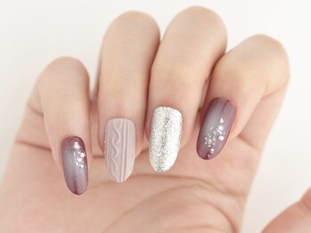 エムスラッシュ ネイル たまプラーザ(M.SLASH)/冬ニュアンスネイル♪