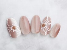 ホクレア(Hokule'a)/手描きフラワー