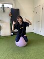 メリット(merit*) バランスボールに笑顔で乗れます☆