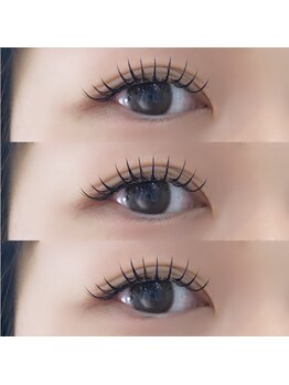 アミー(Ammy)の写真/フラットラッシュは、自まつ毛への負担も少なくモチ◎こんな目元にしたいなど希望をお気軽にご相談下さい♪