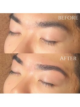 ボス ブロウ 天白店(BOSS BROW)/【メンズ眉毛】before・ after