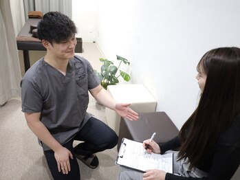 リベルタ鍼灸整骨院 なんば店(Liberta鍼灸整骨院)/まずは丁寧なカウンセリング!