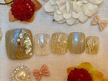 アイラッシュ ティアラ(Eyelash Tiara)/9月☆フットキャンペーンネイル