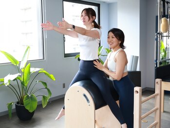 エーピラティス 美生体研究所(A pilates)の写真/【肩首コリ/猫背/下腹 下半身太り】マシンピラティスなら根本解決できる♪身体硬い・運動久しぶりOK◎