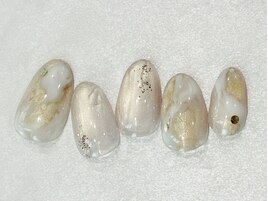 ニュアンスネイル/白ネイル