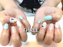 ネイルアンドまつげエクステ専門サロン スリー(THREE)/猫パーツ