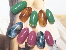 ネイルサロン キャンディネイル(Candy Nail)/べっ甲柄　　ｂｙ横山