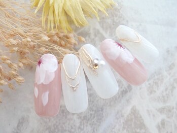 ラルネイル 大宮(Lull. nail)/#大人フラワー#花柄#春