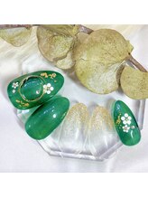 サロンR/レトロ風ネイル