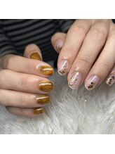 グロウネイル(Glow.Nail)/べっこうネイル