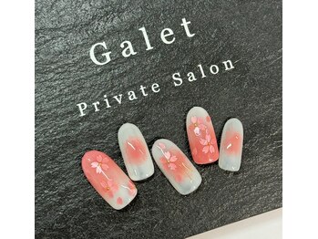 ガレ(Galet)/桜ネイル!