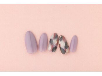 ヴァンネイル(VINGT NAIL nail&eye beauty)/パープルニュアンスネイル