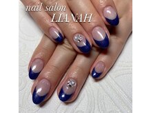リアンナ アンド アイシンスタジオ &nbsp;甲府店(LIANAH&EYE SSIN STUDIO)/ネイビーフレンチ