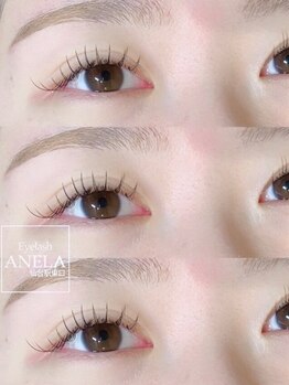 アネラ 仙台駅東口店(ANELA)の写真/自まつげの負担を最小限に抑えた施術で、ワンランク上の愛されeyeに★モチの良さも抜群でリピーター多数♪