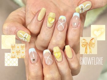 スノーフレーク(Snowflake)/定額デザイン/¥8000