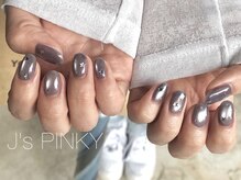 ネイルスペース ジェイズ ピンキー(NAIL SPACE J's PINKY)/マグネットに星でキラキラ