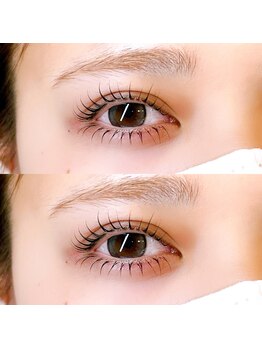 リリフリー(riri Free)/(上)パーマ(下)LEDエクステ