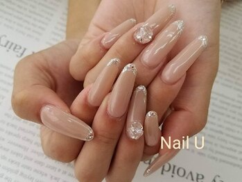 ネイルユー(Nail U)の写真/《スカルプデザイン¥12800♪》深爪でお悩みの方、自爪が折れてしまった方にもおススメ♪