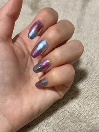メタリックインクネイル