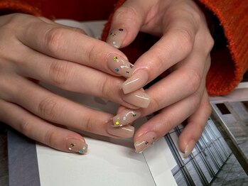 アース コアフュールボーテ 長野稲田店(EARTH coiffure beaute)/カラフルストーン ¥12500