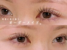 ムク(mucu.)の雰囲気（パリエク+下まつげエクステ+カラーエクステ+アイブロウ）