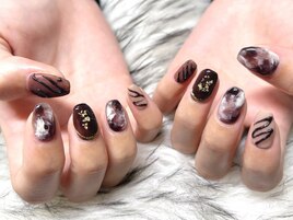 大人バレンタイン/チョコネイル