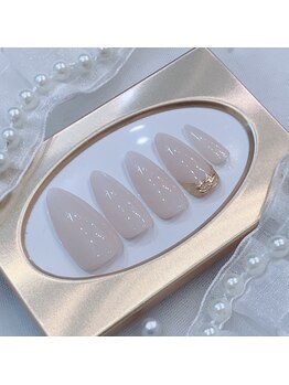 ネイルポット(Nail Pot)/シンプル ミラーネイル