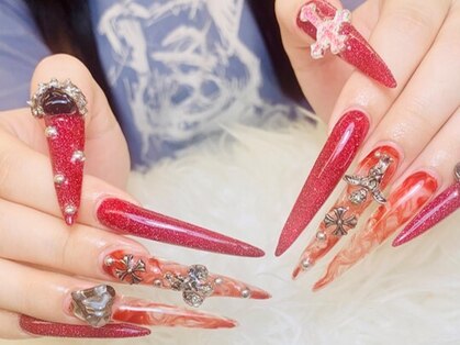 ANネイルサロン【長さだし/マグネット/ワンカラー/ジェルネイル/持ち込みデザイン】の写真