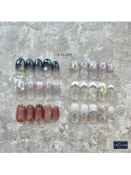 ルクレール 白金台(LE CLAIR)の写真/指先から旬を取り入れて♪毎月変わる定額デザインと色変え無料が嬉しい☆