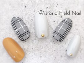 チェック　アートネイル