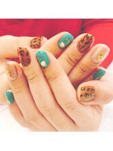 ピンキー(PINKY)/レオパードネイル