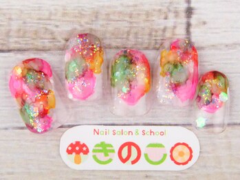 ネイルサロン きのこ/選べるデザインＬコース