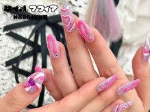 ネイルマフィア 原宿(NAIL MAFIA)/ハート/ガーリー/フィルイン