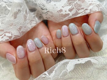 ネイルアンドまつげエクステ リッチエイト 原宿店(Rich8)/ちゅるキラ☆ユニコーンネイル